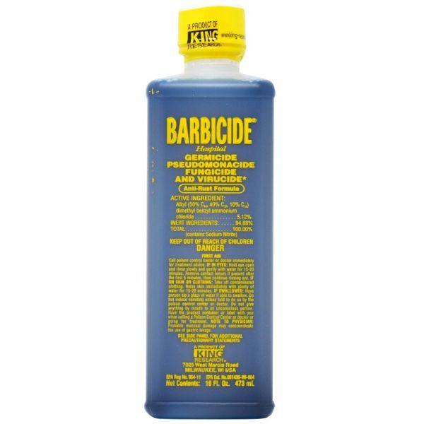 Barbercide Salon & Barbershop Disinfectant Concentrate 1 Pint (16oz)