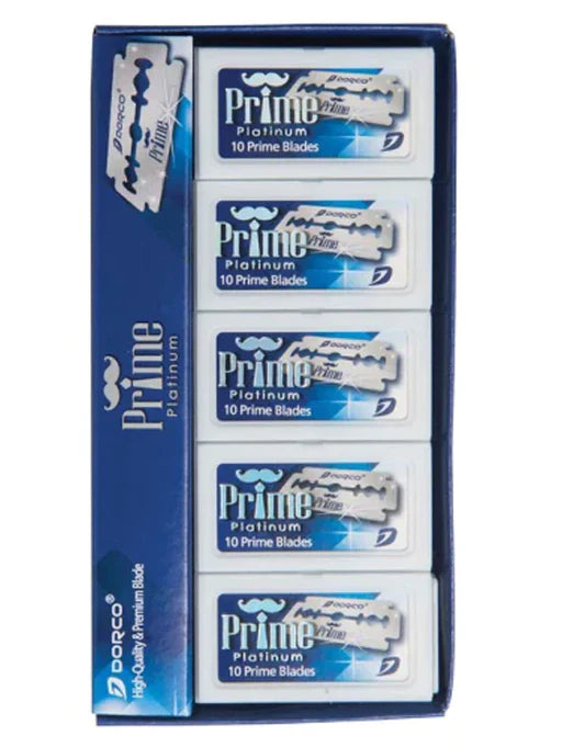 Dorco Prime Platium Double Edge Razor Blades 100 Count
