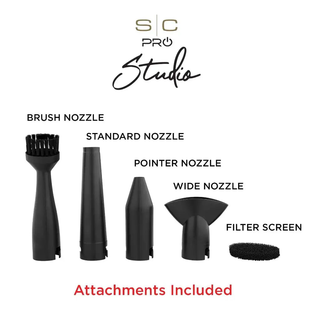 StyleCraft Studio Corded Lighweight Handheld Shop Blower With Attachments